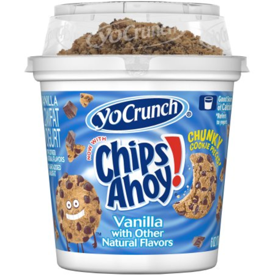 YoCrunch Lowfat Yogurt Vanilla with Chips Ahoy, 6 oz La Comprita